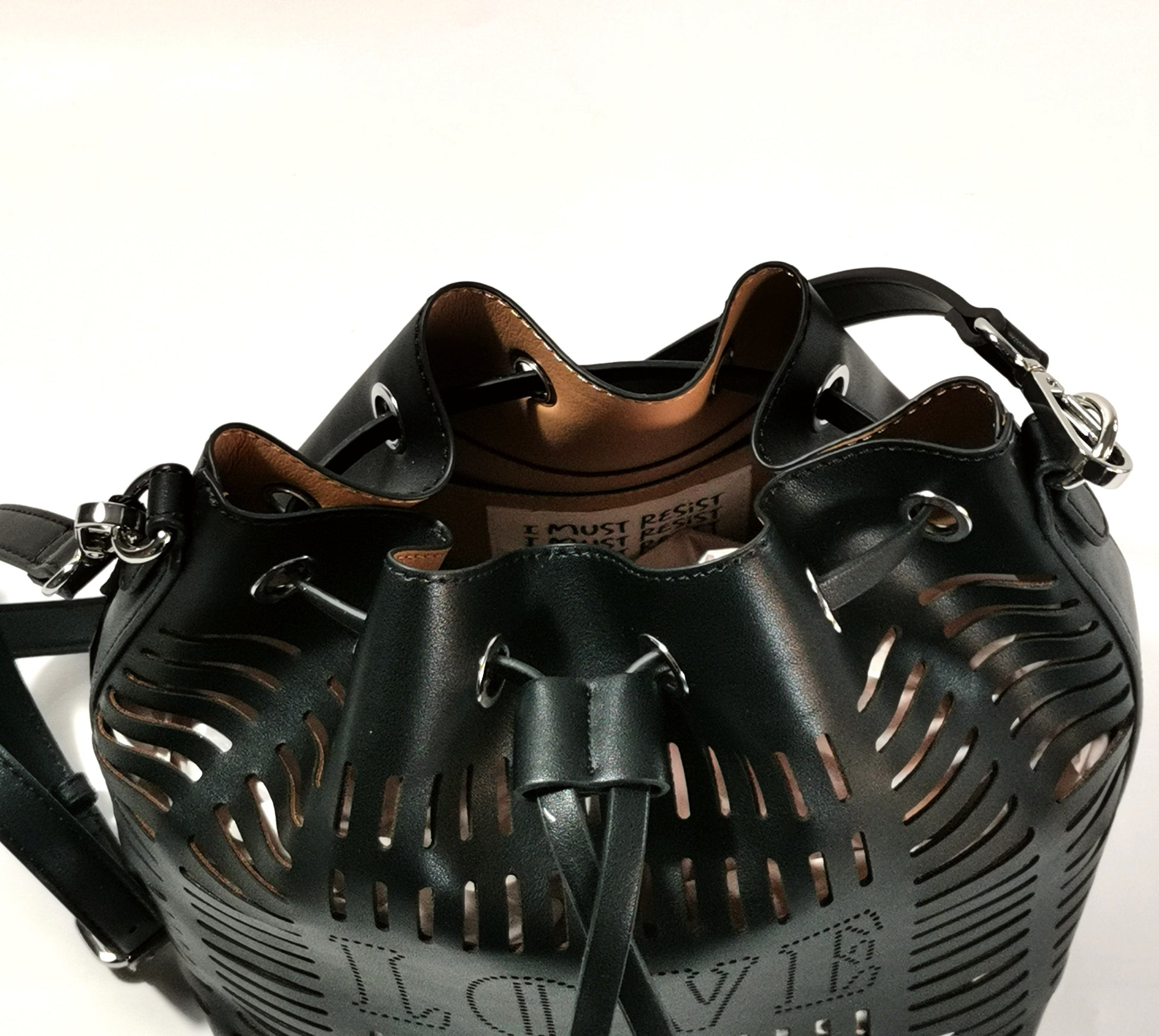 Borsa a secchiello Le Pandorine mod. Nina Bucket (nero)