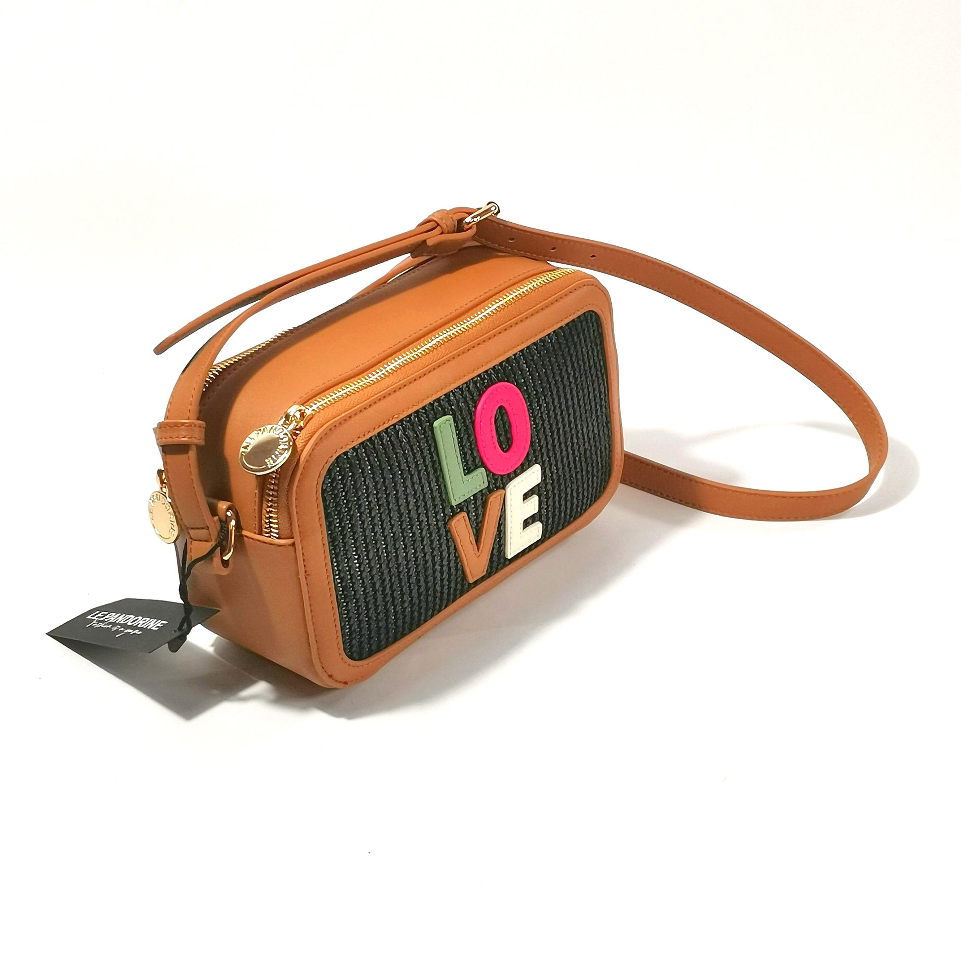 Borsa piccola Le Pandorine mod. Raffaella Mini nero