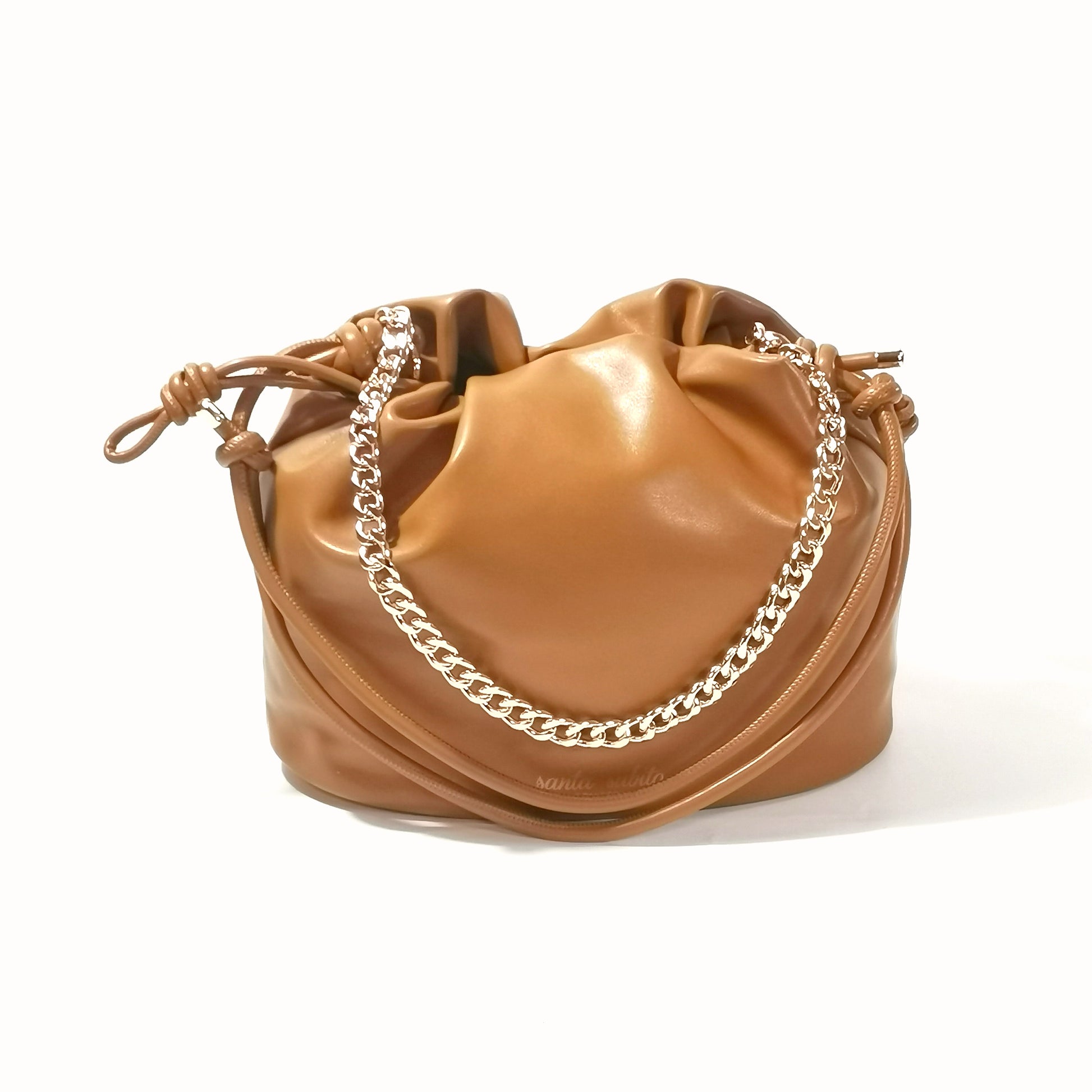 Borsa a secchiello Le Pandorine mod. Pam (nocciola)