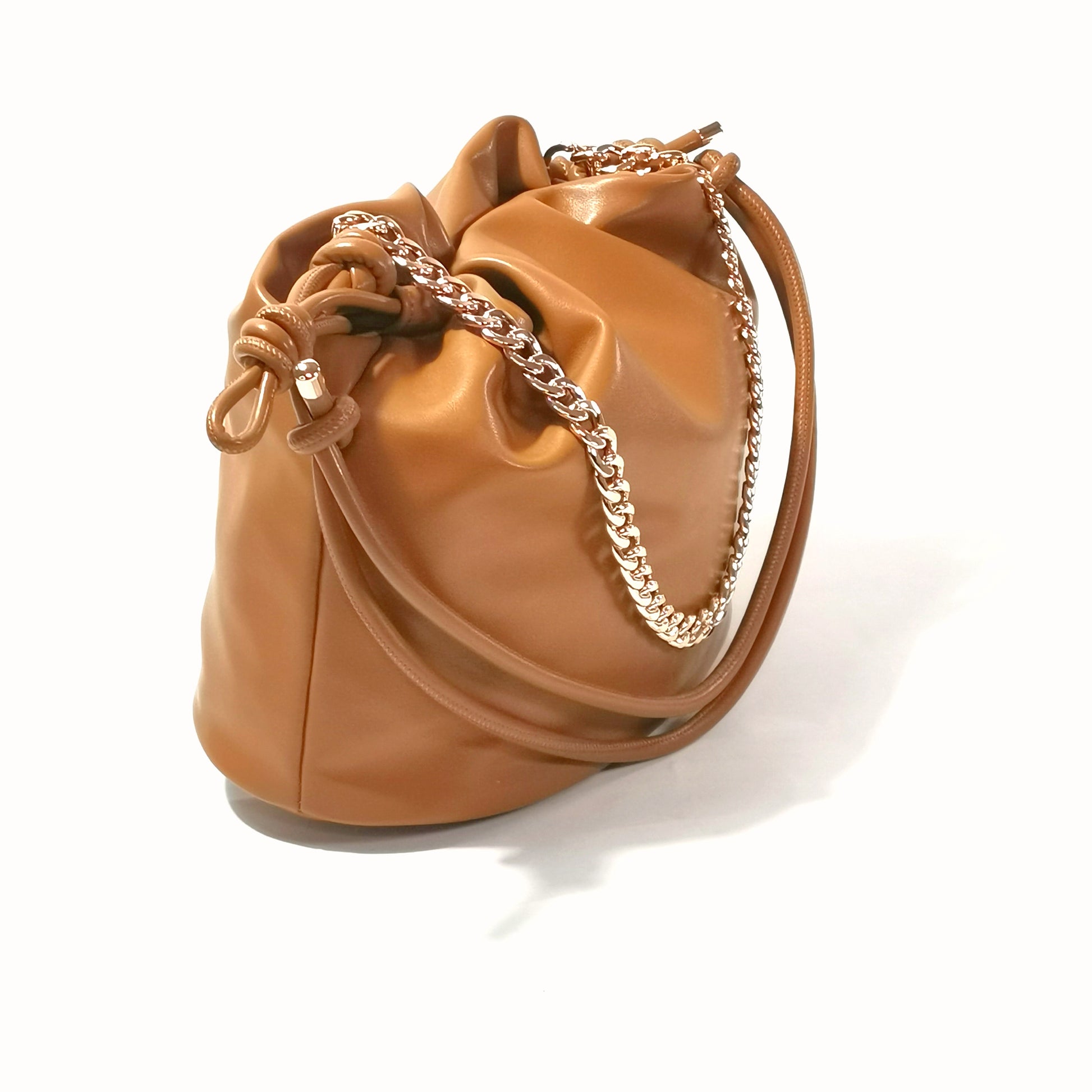 Borsa a secchiello Le Pandorine mod. Pam (nocciola)