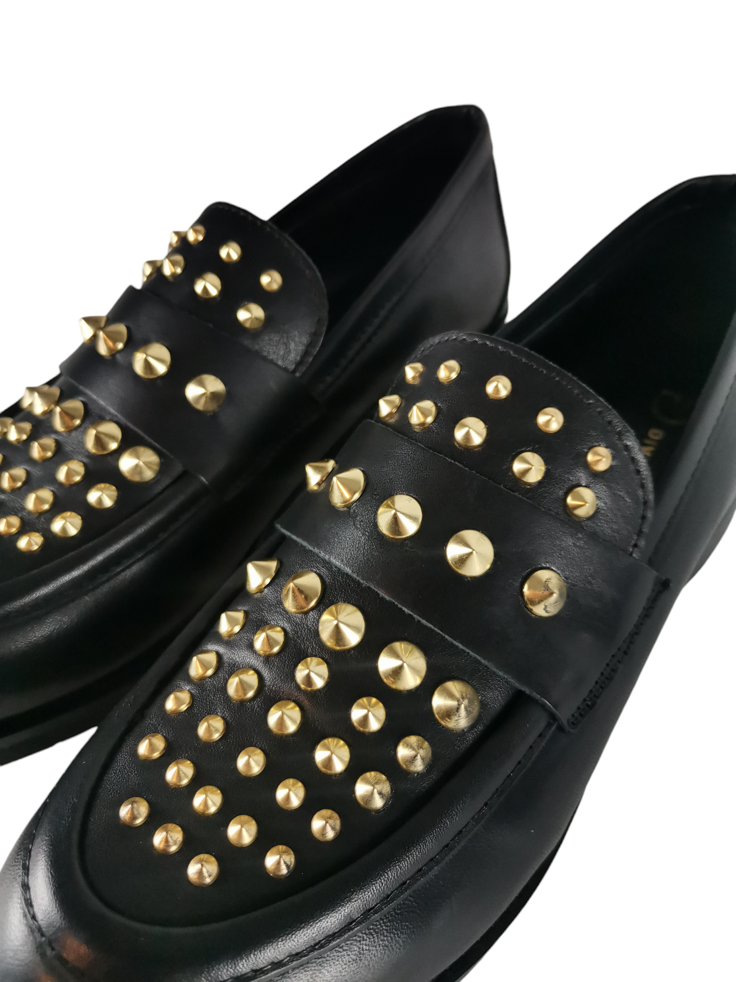 Mocassino in pelle con borchie DIVINE FOLLIE