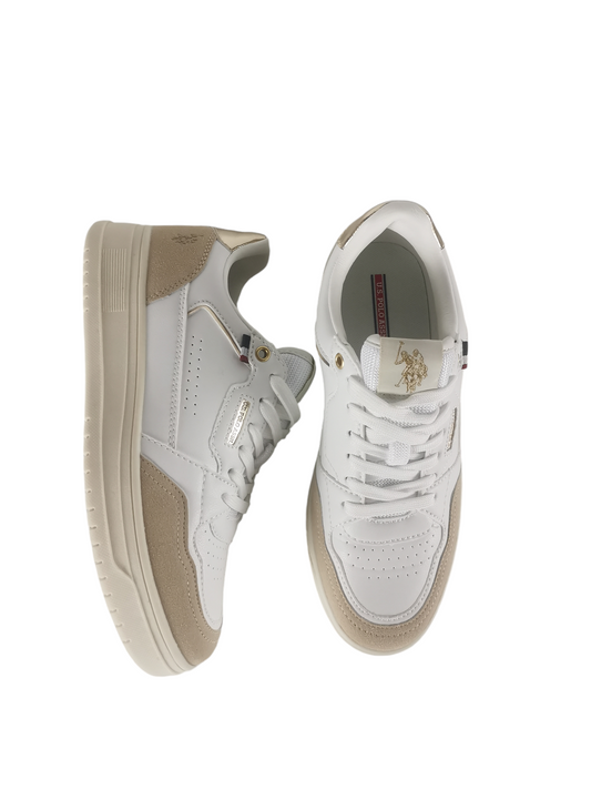 Sneakers light cream USS POLO ASSN