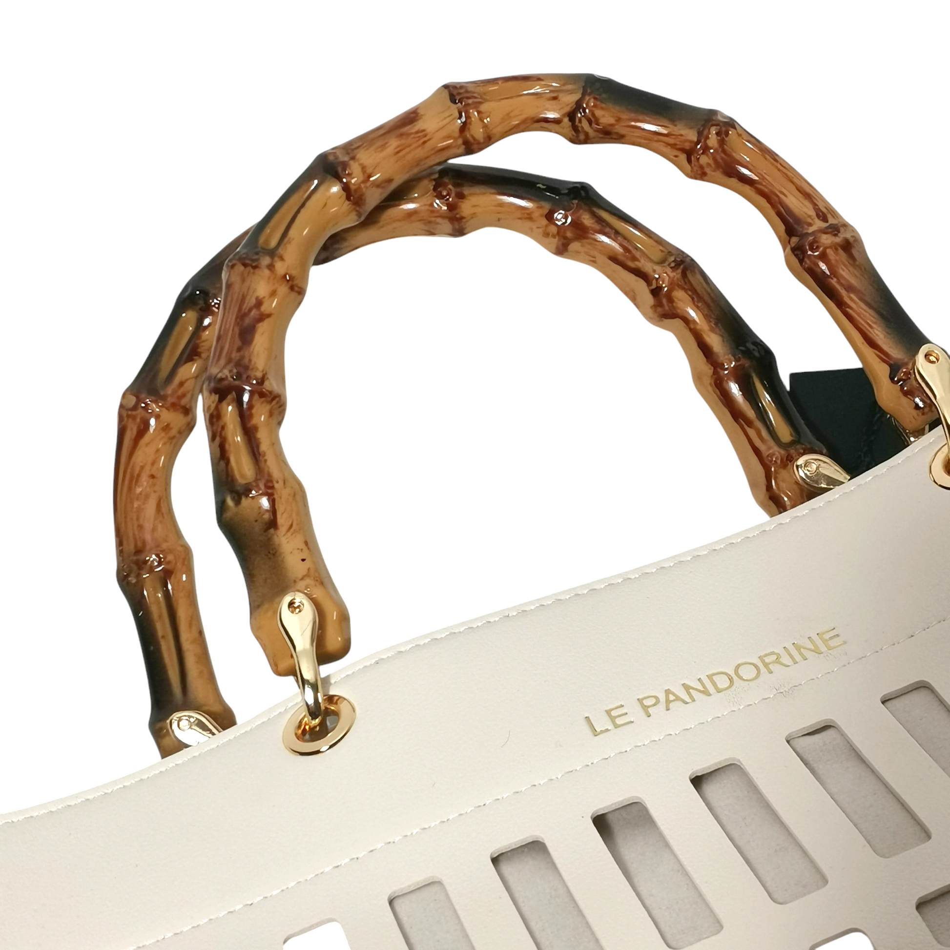 Borsa LE PANDORINE mod. Laser Mini Bag (bianco)