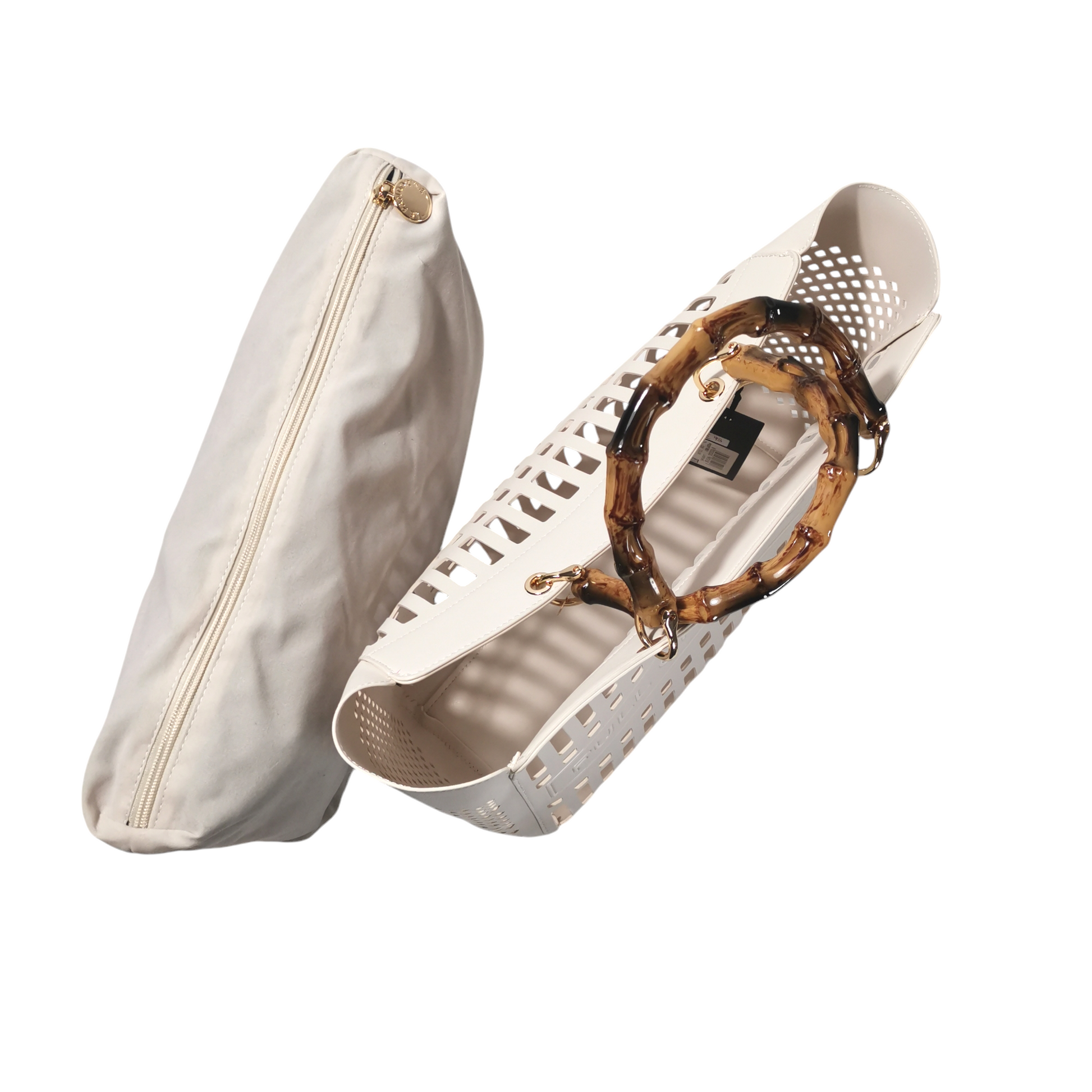 Borsa LE PANDORINE mod. Laser Mini Bag (bianco)