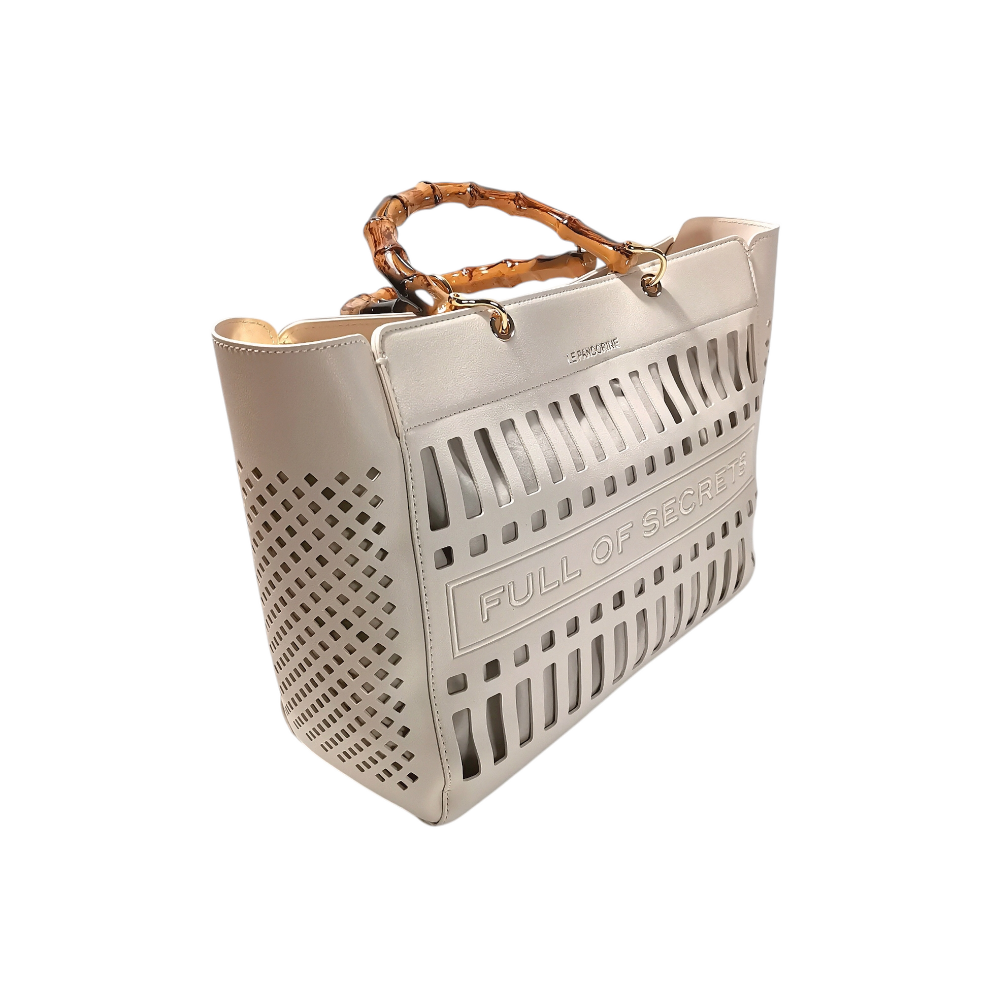 Borsa LE PANDORINE mod. Laser Mini Bag (bianco)